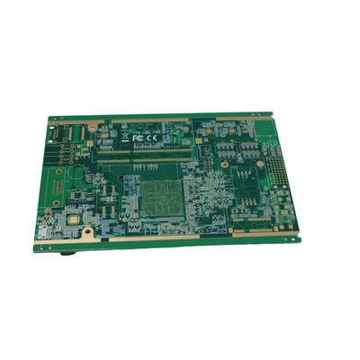 High Density Interconnect PCB Board with 0.04mm Line Width 0.3mm BGA Pitch and 540x620mm Board Size for Industrial Control