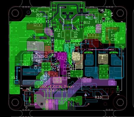 2-48 Layer Precision Multilayer PCB Board with 20 1 Aspect Ratio